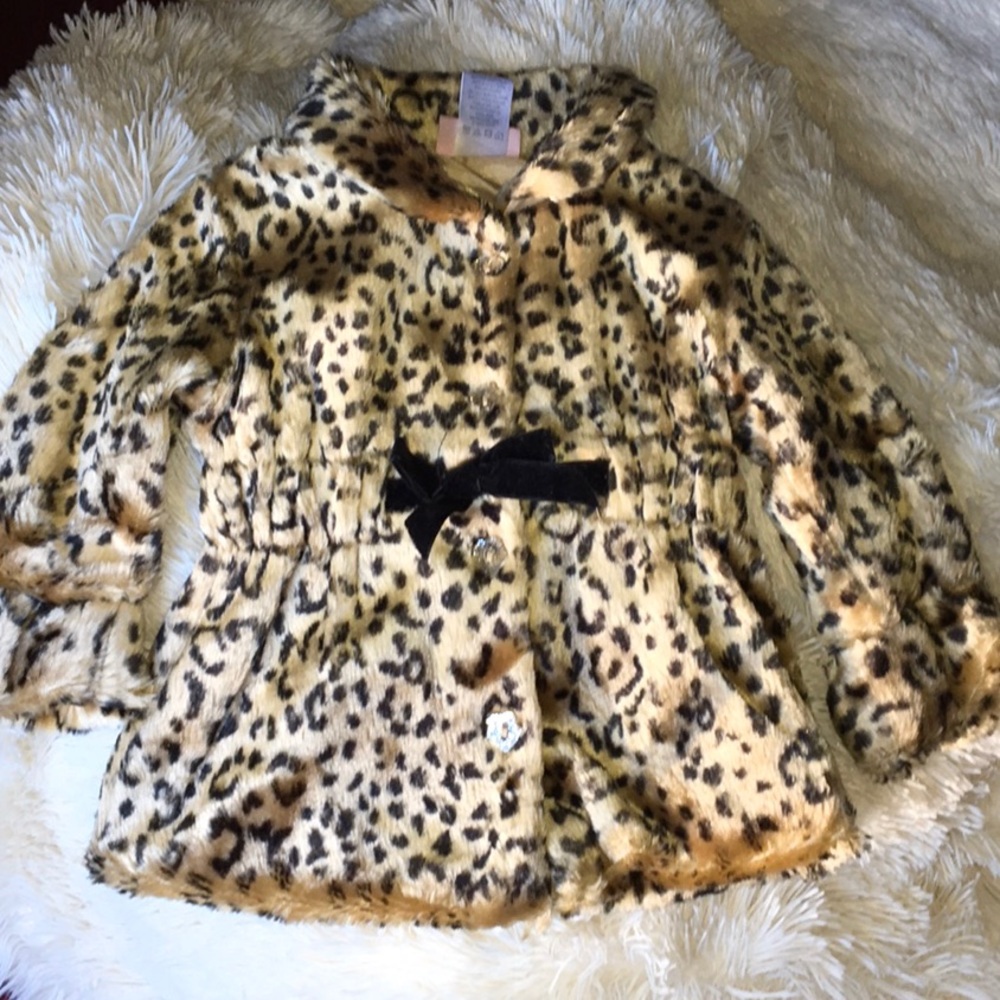 🆕☃️ NWOT Leopard Print Cozy Winter Coat - Picture 2 of 3